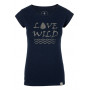 Damen-T-Shirt Kilpi Flori-W blau Dbl