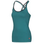Damenunterhemd Ocún Corona Top petrolfarbe Blue Deep Peacock