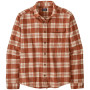 Herrenhemd Patagonia Fjord Flannel Shirt rot Base Camp: Burnished Red