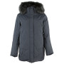 Damen-Wintermantel Northfinder Vjdgera schwarz