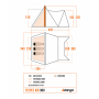 Familienzelt Vango Teepee Air 300