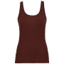 Damenunterhemd Icebreaker Wmns Siren Tank rot/braun espresso