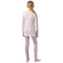 Kinder-Funktionsset Helly Hansen Jr Lifa Merino Midweight Set Purple Clay