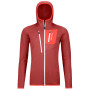 Damen-Sweatshirt Ortovox Fleece Grid Hoody W's 2023 orange blush