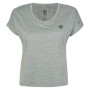 Damen-T-Shirt Dare 2b Refining Tee grau LilypdGrnMrl (KDR)