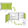 Campingküche Outwell Sudbury Kitchen Table