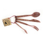Besteckset Kupilka Cutlery rot red