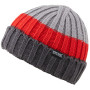 Wintermütze Regatta Davion Hat V grau/rot MinGy/HiRkRd