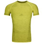 Herren-Funktionsshirt Ortovox 230 Competition Short Sleeve gelb dirty daisy