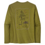 Herren-T-Shirt Patagonia M's L/S Cap Cool Daily Graphic Shirt - Lands