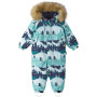 Kinder-Skianzug Reima Lappi 2022 blau Cold Mint