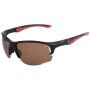 Brille 3F Levity schwarz/rot 1784