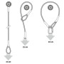 Ankerschlaufe Petzl Wire Strop 50 cm