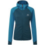 Damen-Sweatshirt Mountain Equipment W's Eclipse Hooded Jacket hellblau Majolica/Mykonos