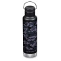 Thermoflasche Klean Kanteen Insulated Classic 592 ml schwarz black camo