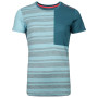 Damen-Funktionsshirt Ortovox W's 185 Rock'n'Wool Short Sleeve W hellblau Ice Waterfall