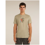 Herren-Funktionsshirt Icebreaker Merino 150 Tech Lite SS Tee Bear Catch beige FLAGSTONE