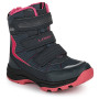 Kinder-Winterschuhe Loap Sneeky schwarz/rosa NightSky/Pink