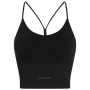 Sport-BH Icebreaker Merino Blend 260 Seamless Rib Strappy Tank schwarz BLACK