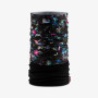 Kinder-Multifunktionstuch Buff Polar schwarz/lila Cashim Multi