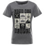 Kinder-T-Shirt Alpine Pro Rejo 3 Grey grau ŠEDÁ