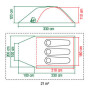 Wanderzelt Coleman Pingora 3 BlackOut