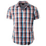 Herrenhemd Elbrus Lattice orange Blue/Navy/OrangeCheck