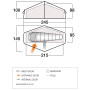 Wanderzelt Vango Apex Compact 100