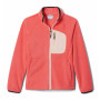 Kinder-Sweatshirt Columbia Fast Trek™ III Fleece Full Zip rosa Blush Pink, Peach Blossom