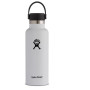Thermoflasche Hydro Flask Standard Mouth 18 oz weiß White