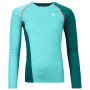 Damen-Funktionsshirt Ortovox W's 120 Cool Tec Fast Upward LS blau Ice Waterfall Blend