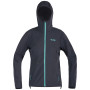 Damenjacke Direct Alpine Brenta Lady schwarz anthracite/menthol