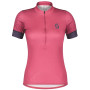Damen-Radtrikot Scott W's Endurance 20 SS rosa/lila carmine pink/dark purple