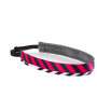 Stirnband Bjež stylová 25 mm rosa/weiß