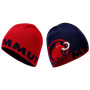 Mütze Mammut Logo Beanie rot/blau ScooterPeacoat