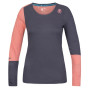 Damen-T-Shirt Rafiki Finale grau/rosa india ink
