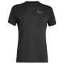 Herren-T-Shirt Salewa Puez Melange Dry M S/S Tee schwarz 936 - Black Out Melange