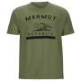 Herren-T-Shirt Marmot Marmot Republic Tee SS grün OliveHeather