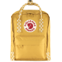 Rucksack Fjällräven Kanken Mini 7 gelb/weiß OchreChessPattern