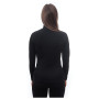 Damen-Sweatshirt Sensor Merino Upper kurzer Reißverschluss