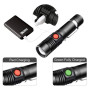 Aufladbare Taschenlampe Solight LED 400lm + cyclo