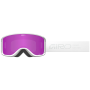 Damen Ski-Brille Giro Sagen W White Stacked-Amber Pink/Yellow