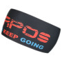 Stirnband Karpos Pelmetto Headband schwarz/rot Black/Grenadine/Blue J.