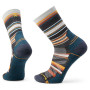 Socken Smartwool Hike Light Cushion Panorama Crew grau/orange Charcoal