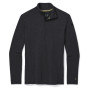 Herren-Funktionsshirt Smartwool M Classic Thermal Merino BL 1/4 ZB dunkelgrau charcoal heather