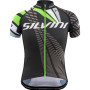 Kinder-Radtrikot Silvini Team CD1435 schwarz Blackgreen