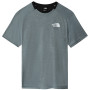 Herren-T-Shirt The North Face Ma Tee grau/blau Goblnbludrkheather/Tnfblk