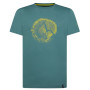 Herren-T-Shirt La Sportiva Cross Section T-Shirt M blau/grün Pine