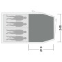 Zeltteppich Outwell Cozy Carpet Blackwood 4