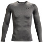 Herren-Funktionsshirt Under Armour HG Armour Comp LS grau CarbonHeather//Black